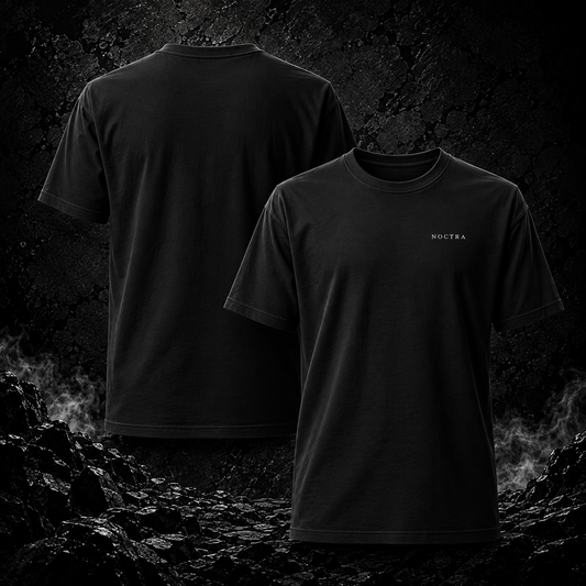 NOCTRA EMBROIDERED MINIMALIST TEE