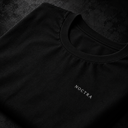 NOCTRA EMBROIDERED MINIMALIST TEE
